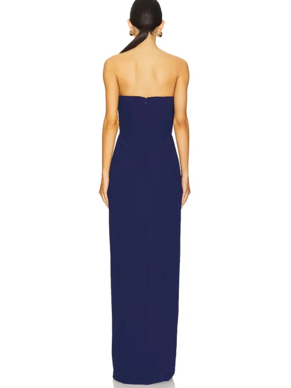 Amanda Uprichard x REVOLVE Cherri Gown in Navy - Picture 3 of 7